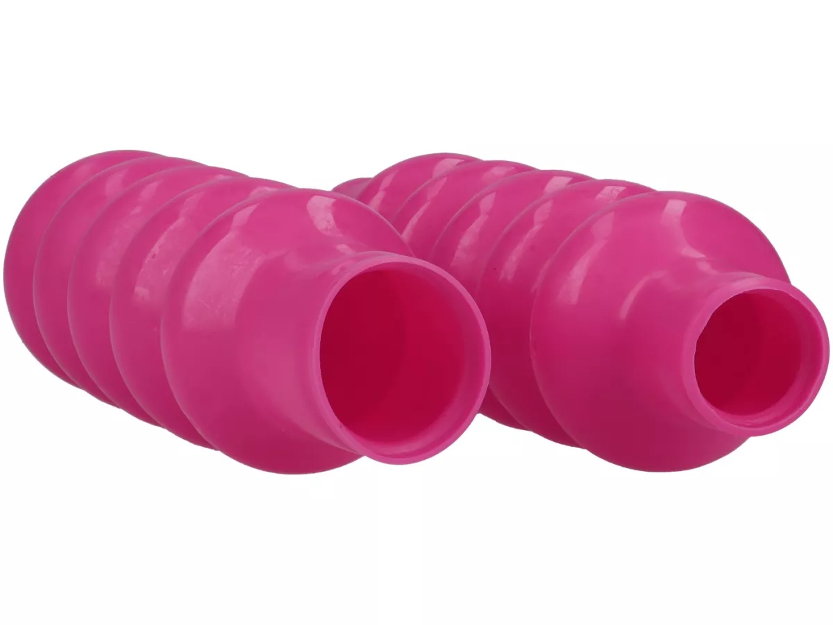 Schokdemperbalg voor-BGM PRO Gaitors- Lambretta LI, LIS, SX, TV, DL, GP - neon roze