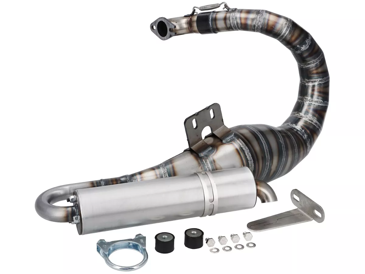 Échappement -EGIG PERFORMANCE Viper S (modèle 2026) Ø=32mm (54-58mm distance entre les goujons), silencieux vissé (Ø70mm)- Vespa ET3, PV125