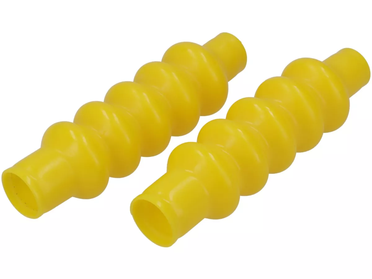 Schokdemperbalg voor-BGM PRO Gaitors- Lambretta LI, LIS, SX, TV, DL, GP - geel