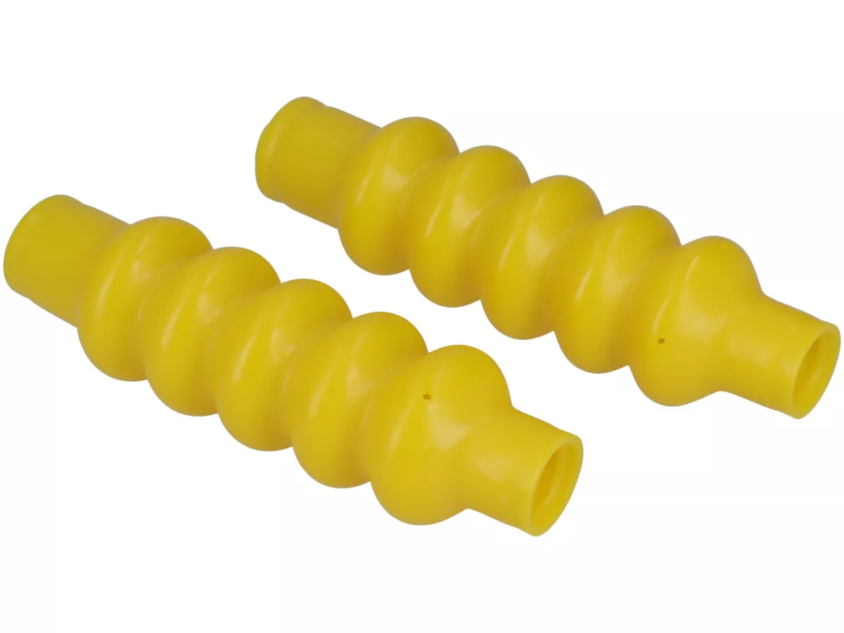 Schokdemperbalg voor-BGM PRO Gaitors- Lambretta LI, LIS, SX, TV, DL, GP - geel