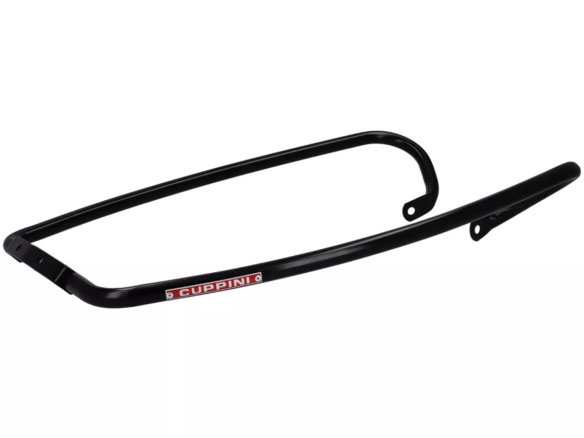 Bakre skyddsbåge -AMS CUPPINI- Vespa V50, PV125, ET3, PK 50-125 - svart