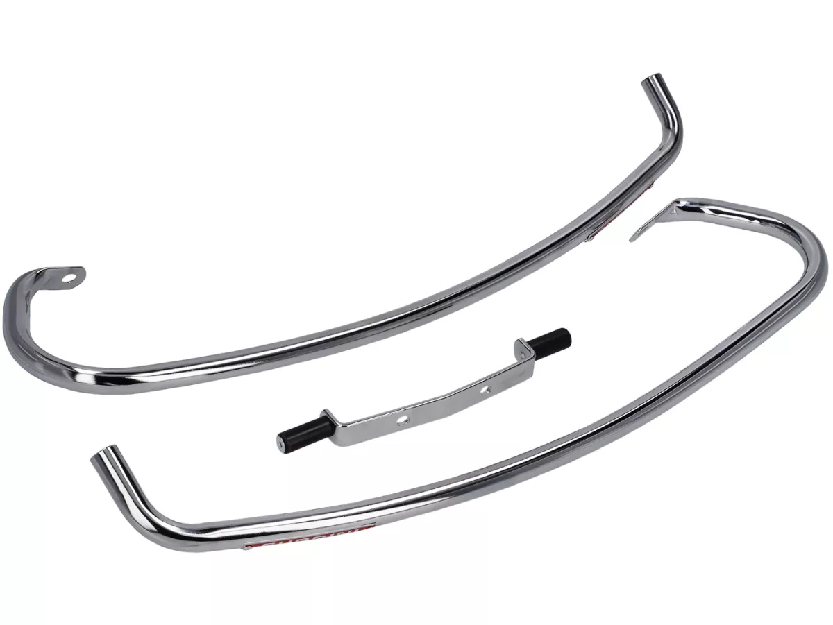 Bakre skyddsbåge -AMS CUPPINI- Vespa V50, PV125, ET3, PK 50-125 - Krom