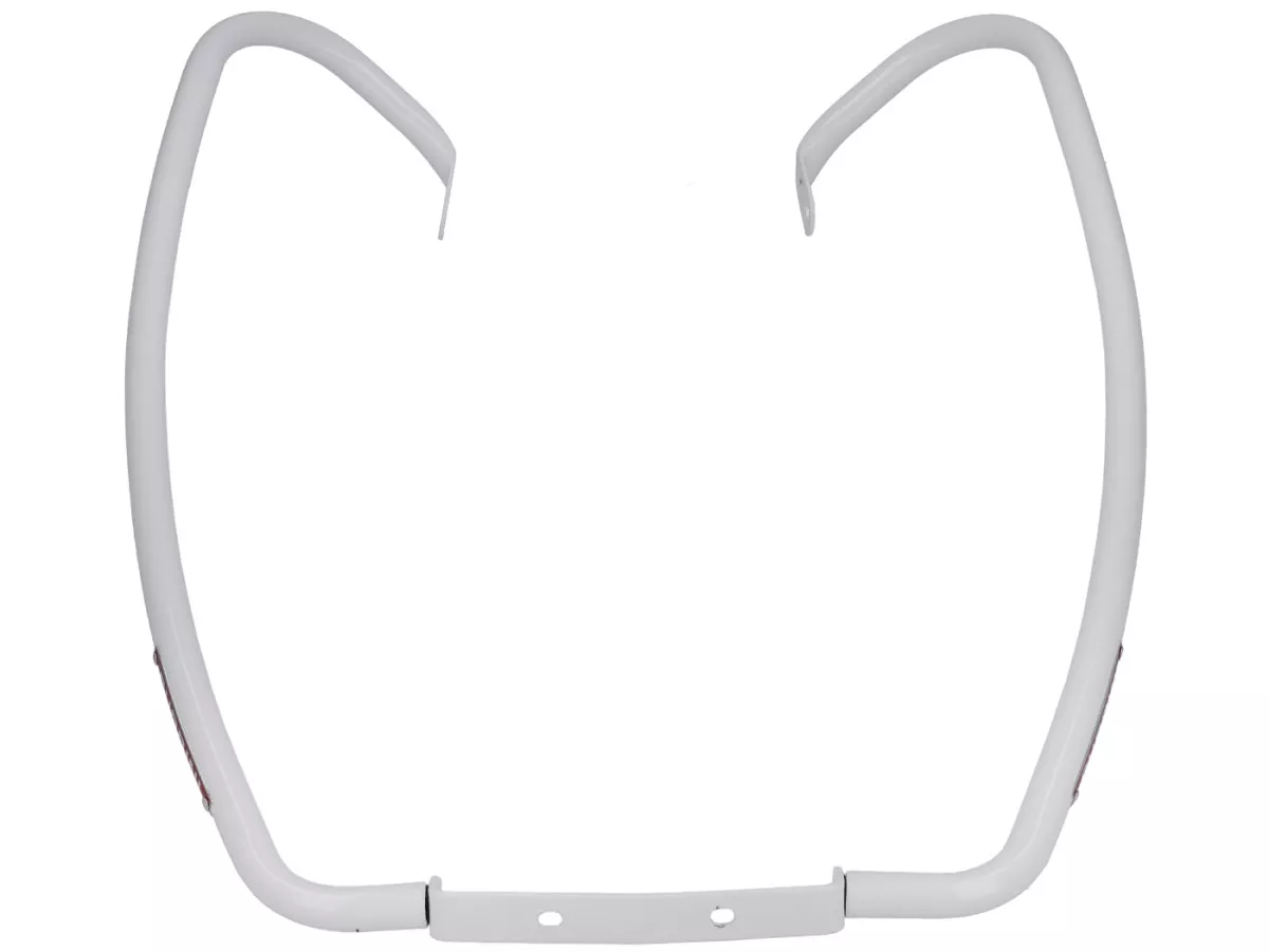 Bakre skyddsbåge -AMS CUPPINI- Vespa V50, PV125, ET3, PK 50-125 - Vit