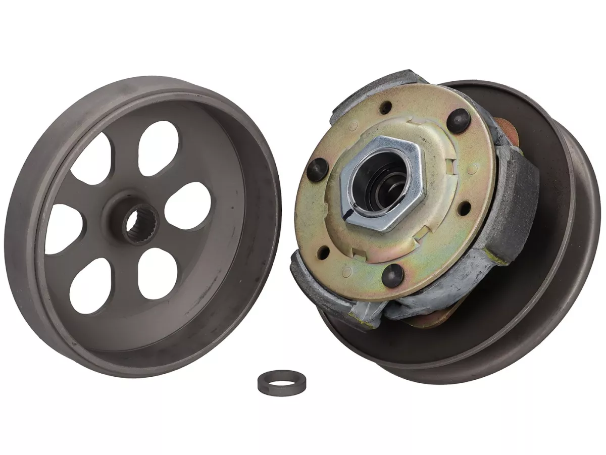 Omvormer compleet (met koppeling en koppelingsklok) -DMP- Gilera Runner 125/180 FX/FXR, Italjet Dragster 125/180