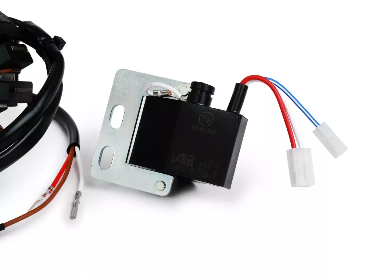 Tändning -SIP VAPE Touring, AC- Vespa Smallframe Ø19mm kon- Vespa V50, 50N, V90, PV, ET3, PK S - Motovespa 50 3-växlad/4-växlad, 75/75 U2, 125 Super/SL, 125 Primavera (PR/T/PN/NV/NK), PK 75 S/PK 125 S