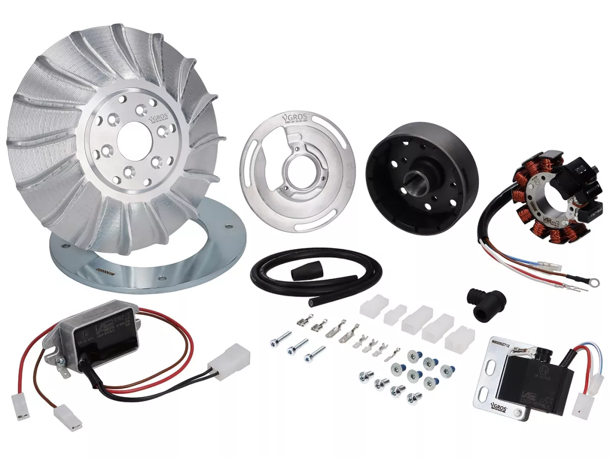 Ignition -VAPE Road by YGROS- 12V DC- Vespa Largeframe GS160 2° (VSB1T, 00360098-), SS180 (VSC1T)