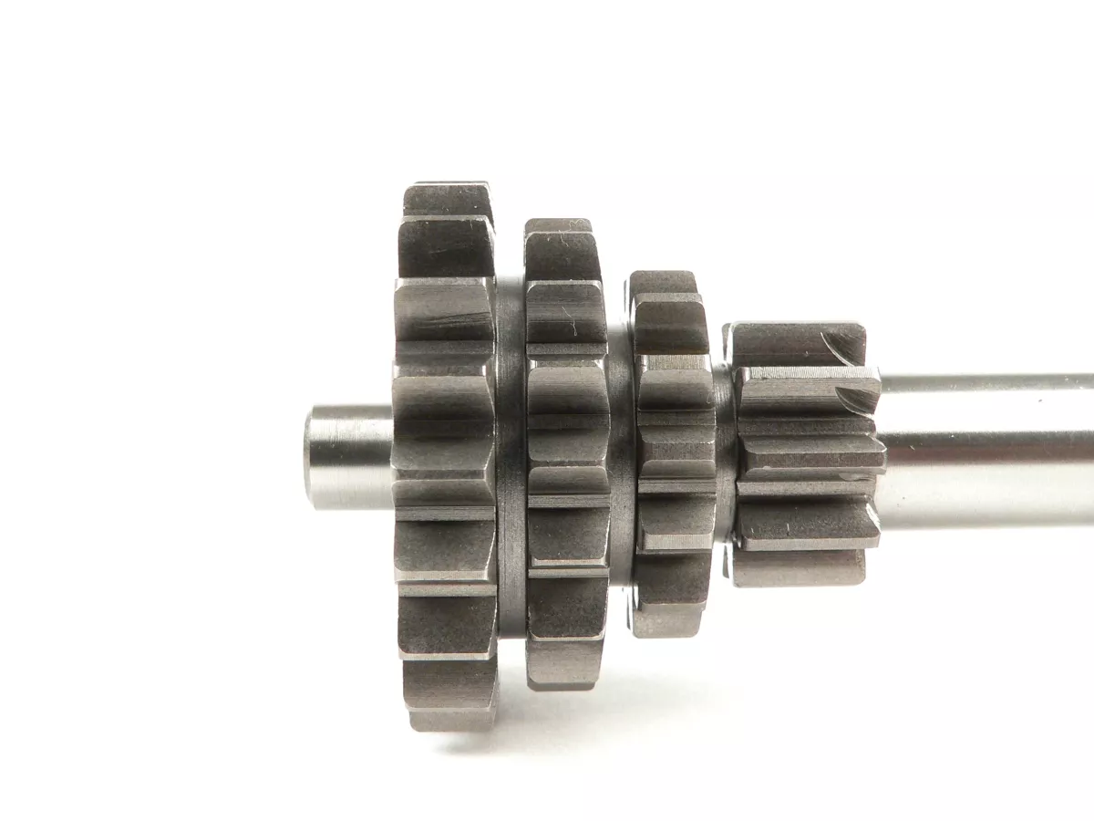 Secondary shaft -DRT Gear Flame Runner- Vespa V50, PV125, ET3, PK50, PK80, PK125 S-XL - 10-14-17-20 teeth (used with original gearbox)