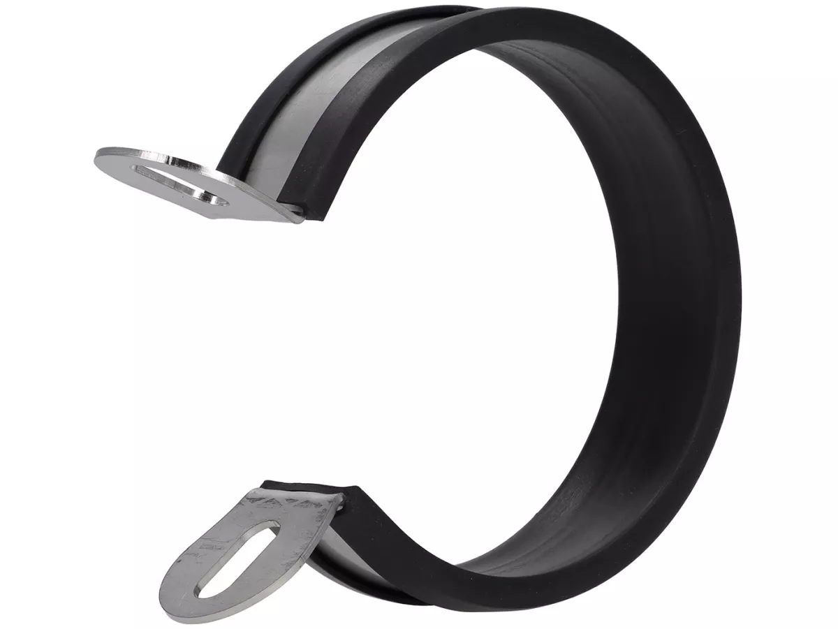 Morsetto per silenziatore posteriore -MR PARTS & STYLE- per scarico con foratura Franspeed / JL- Lambretta serie 1-3