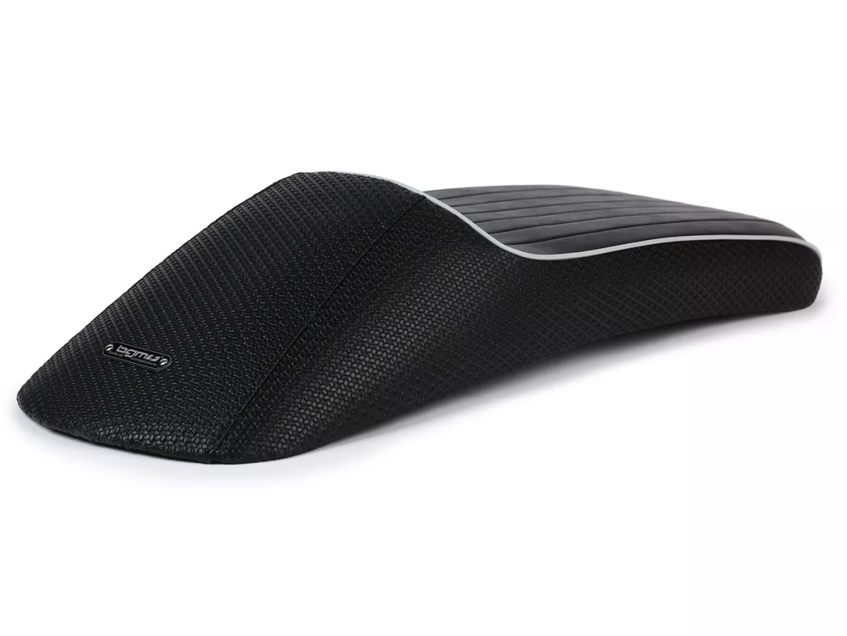 Sitzbank BGM Slope Back, schwarz (alfatex) für Royal Alloy GP 125/300/350, TG 125/300/350