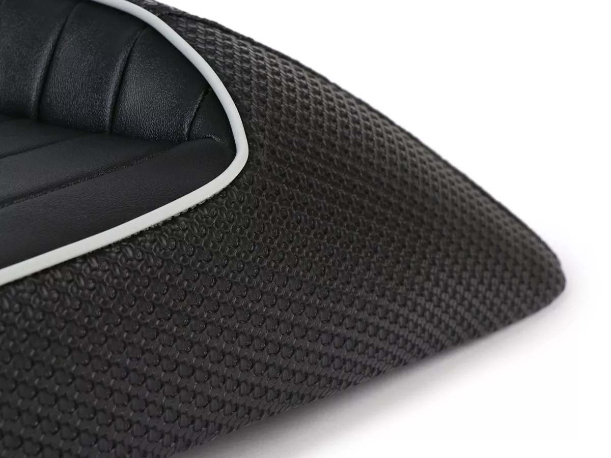 Sitzbank BGM Slope Back, schwarz (alfatex) für Royal Alloy GP 125/300/350, TG 125/300/350