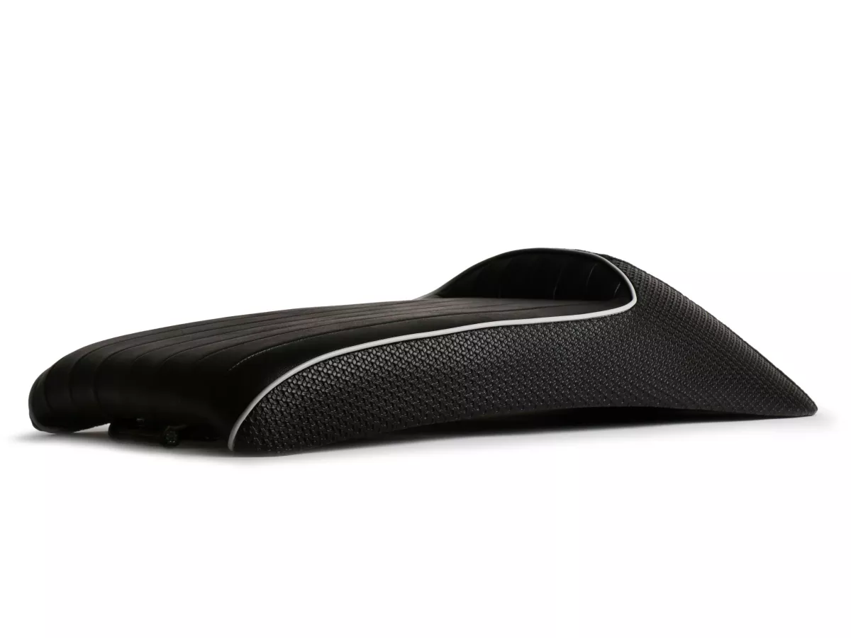 Sitzbank BGM Slope Back, schwarz (alfatex) für Royal Alloy GP 125/300/350, TG 125/300/350