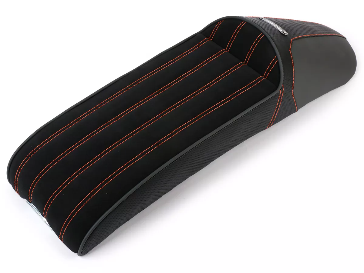 Zitbank -BGM TEST FIETS- Lambretta LI, LI S, SX, TV, DL, GP - met magnetische sluiting