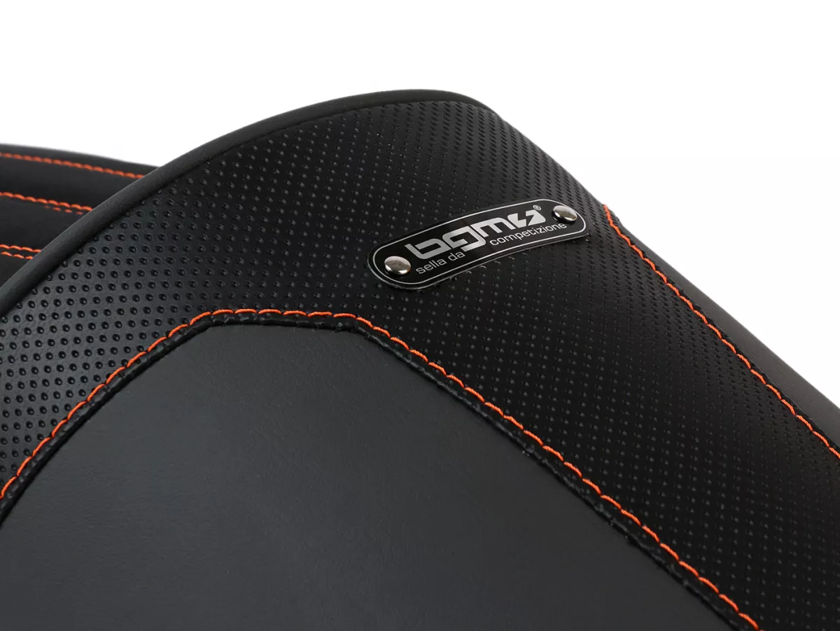 Zitbank -BGM TEST FIETS- Lambretta LI, LI S, SX, TV, DL, GP - met magnetische sluiting