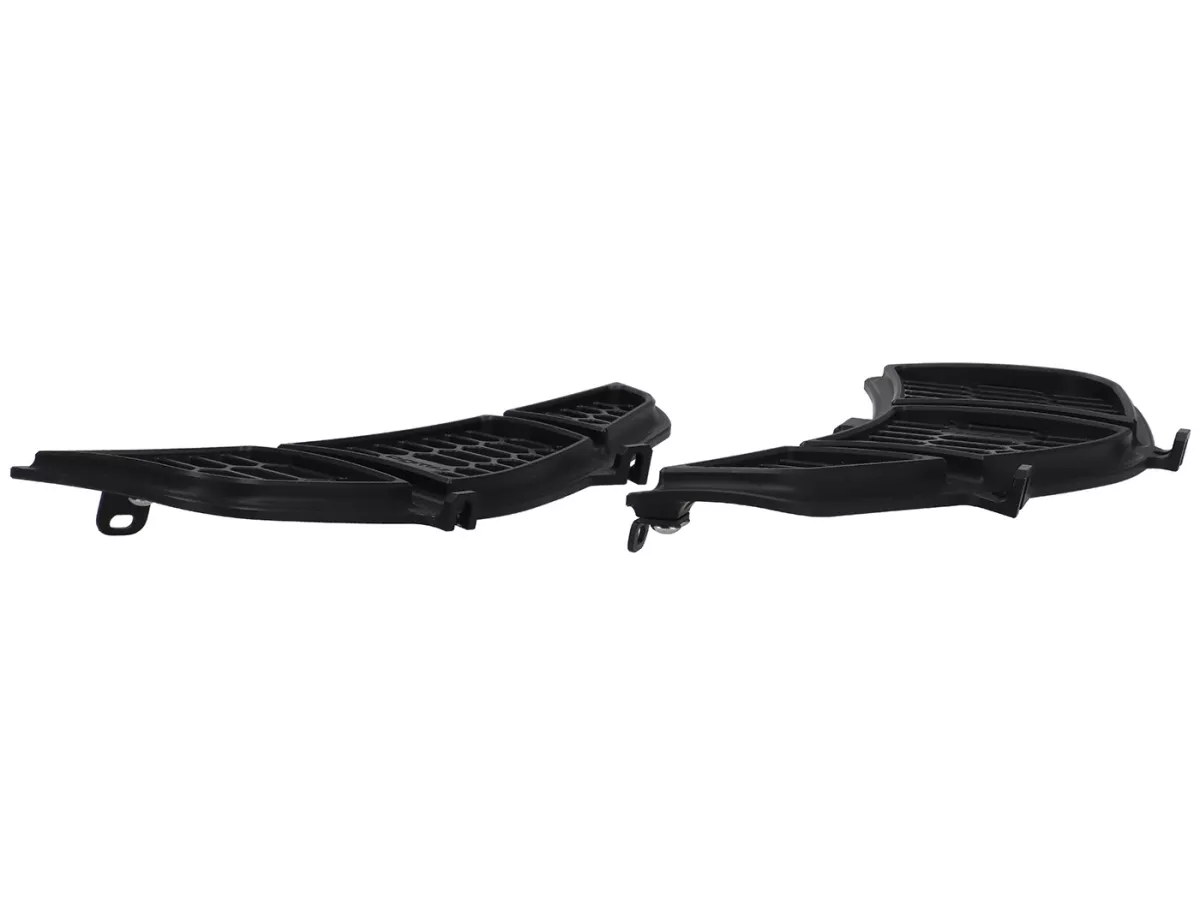 Kisi-kisi kompartemen bagasi BGM honeycomb, aluminium CNC, matt hitam untuk Vespa GTS125/300/310 (2023-), GTV 300/310 (2023-)