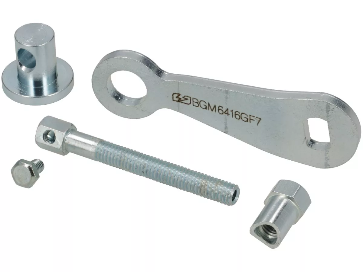 Brazo de freno y juego adaptador llantas de fundicion delanteras -BGM ORIGINAL- Piaggio Bravo, Boxer, Ciao, Si