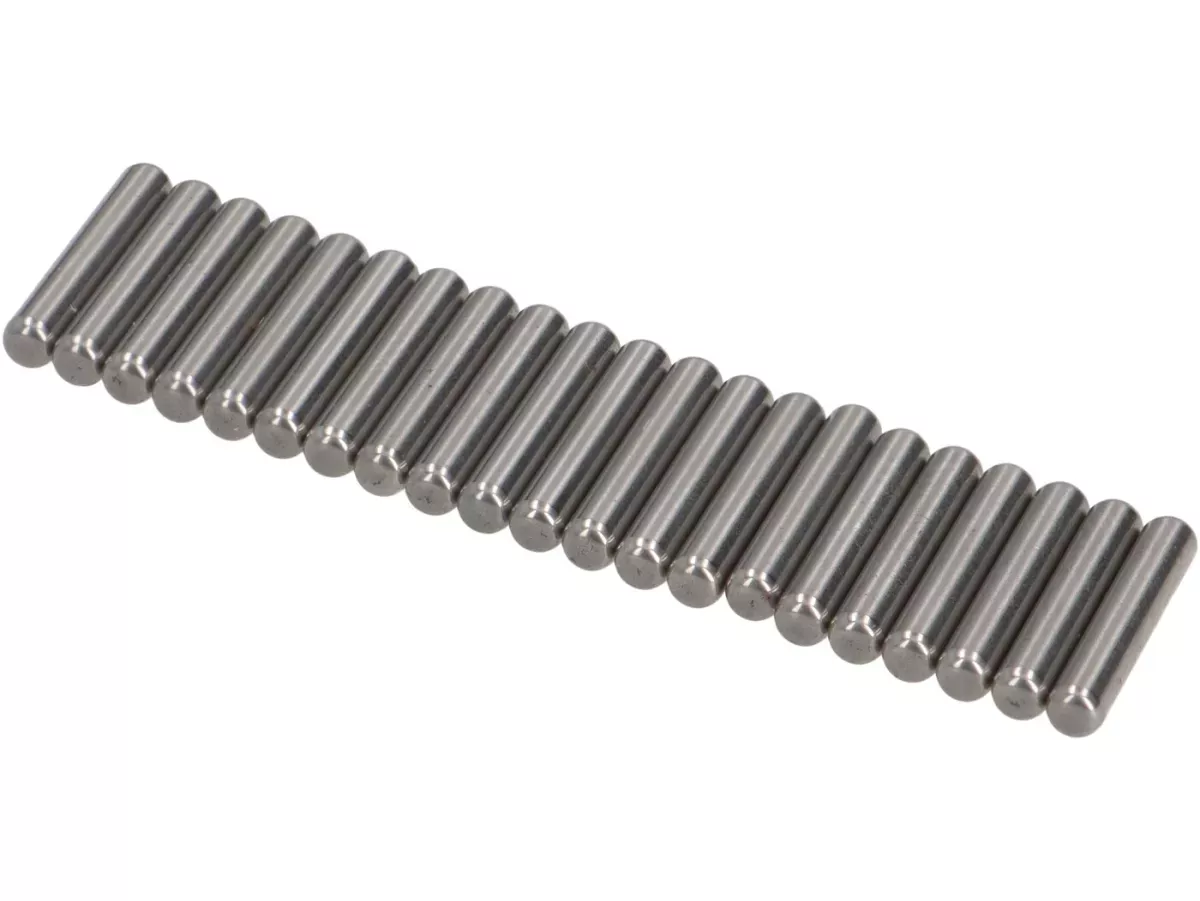 Lager Naaldenset 2,0x11,8mm As -OEM KWALITEIT- Vespa PX125, PX150, PX200, T5 125cc, Cosa, Rally180 (VSD1T), Rally200 (VSE1T), Sprint150 (VLB1T), TS125 (VNL3T), GT125 (VNL2T), GTR125 (VNL2T), GL150 (VLA1T), Super, VNA, VNB, VBA, VBB - 21 stuks