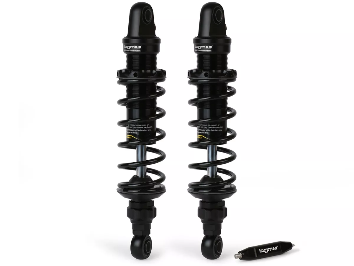 Front shock absorber set -BGM PRO F16 SPORT- Royal Alloy, GP125-350, TG125-350 - black
