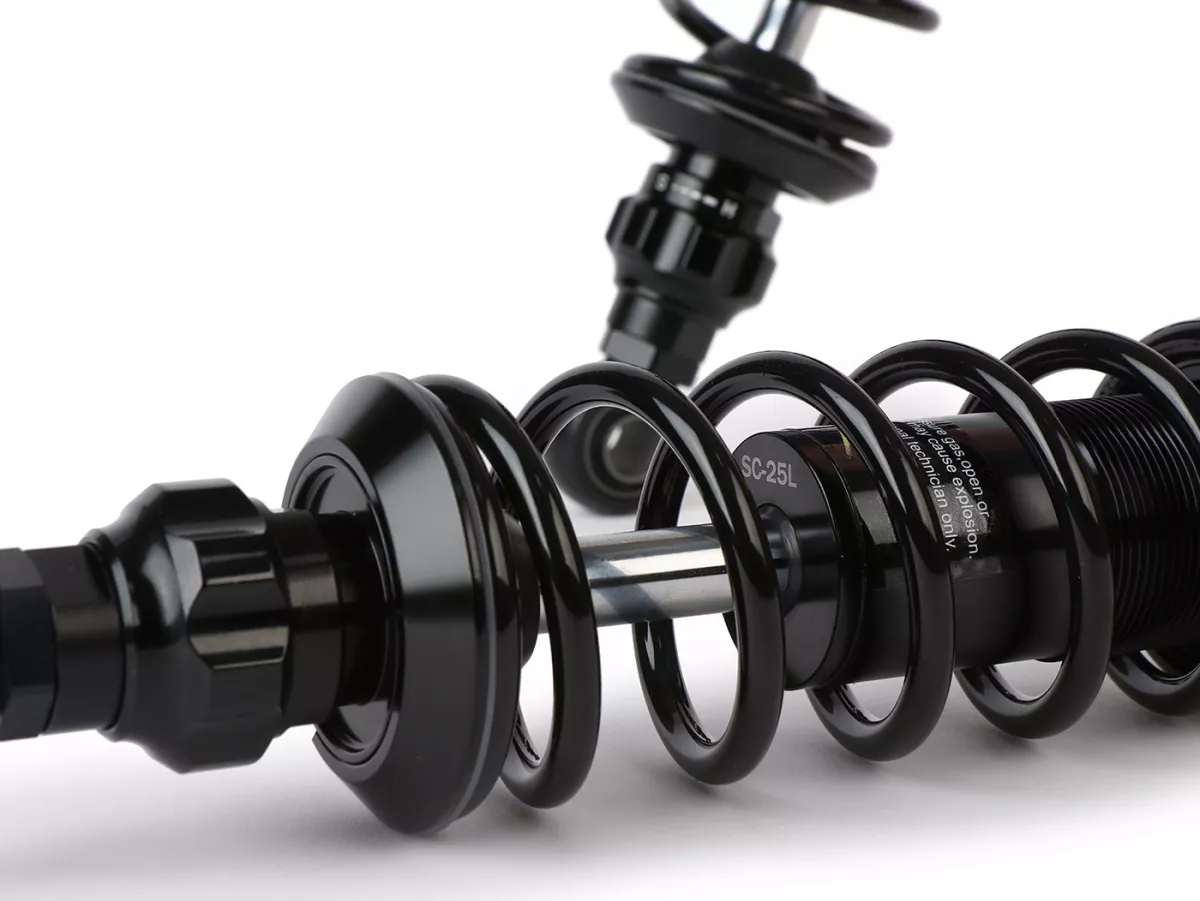 Front shock absorber set -BGM PRO F16 SPORT- Royal Alloy, GP125-350, TG125-350 - black