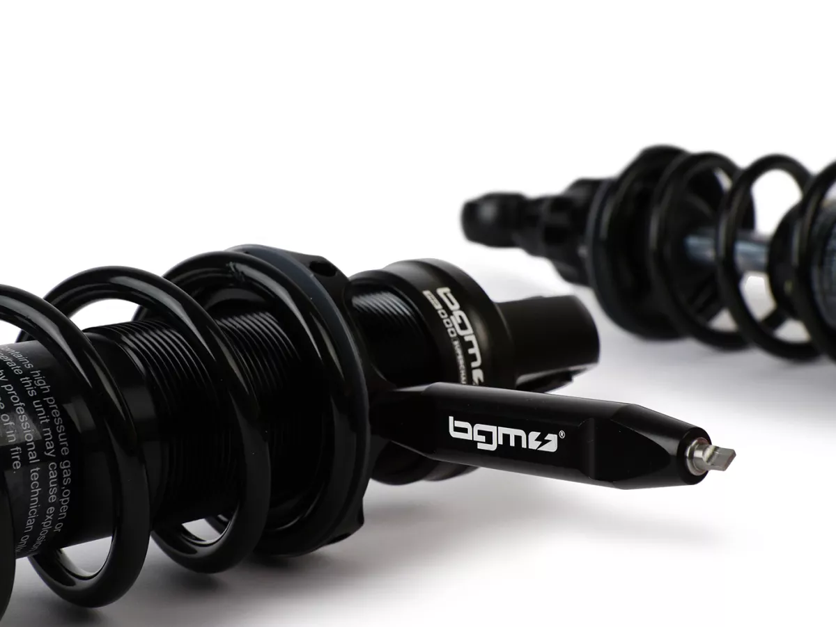 Front shock absorber set -BGM PRO F16 SPORT- Royal Alloy, GP125-350, TG125-350 - black