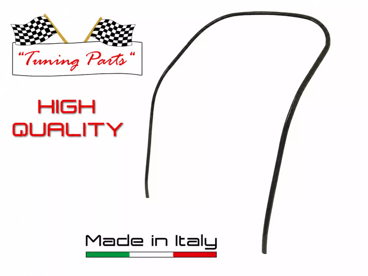 Protection des bords -CIF HQ Black Edition- Vespa Smallframe V50, PV125, ET3 - aluminium - noir