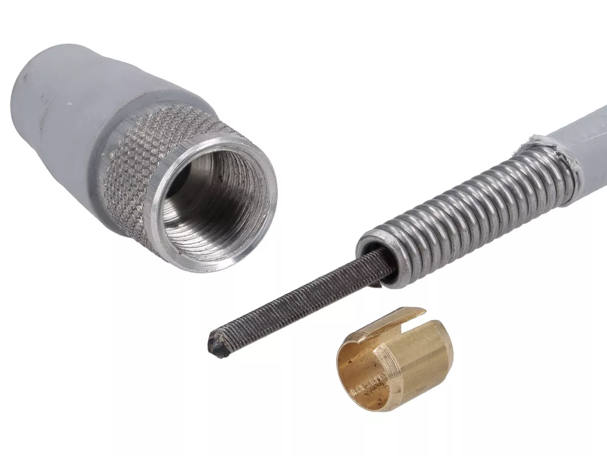 Snelheidsmeter kabel compleet -CIF adapter (2.0mm => 2.7mm)- Vespa GT125 (VNL2T), GTR125 (VNL2T), TS125 (VNL3T), Sprint150 (VLB1T), Sprint Veloce, Rally180 (VSD1T), Rally200 (VSE1T)