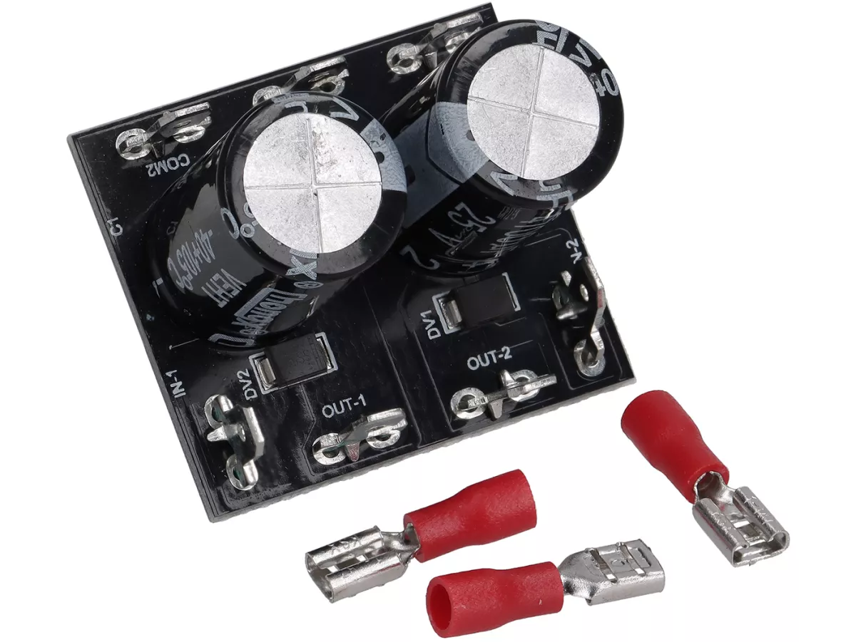 Lampu depan -SIEM LED Ø=115/120mm (kaca/luar) - Vespa VNB3T ke VNB6T, VBA1T, VBB1T ke VBB2T, GS150/GS3 (VS4T ke VS5T), GS160/GS4 (VSB1T) - kaca, termasuk cincin lis - termasuk set konverter tegangan