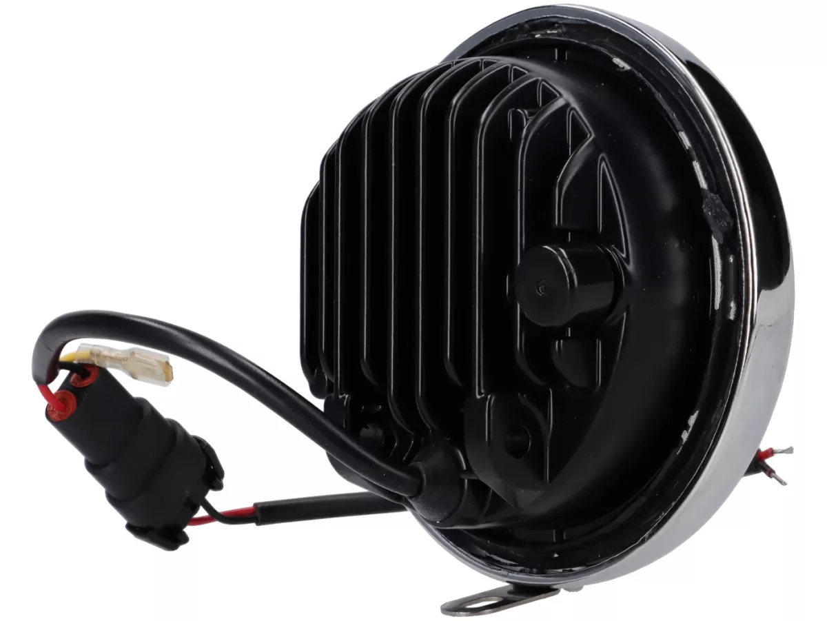 Lampu depan -SIEM LED Ø = 105/115mm (kaca/luar) - Vespa VNA1T ke VNA2T, VNB1T ke VNB2T - termasuk set konverter tegangan