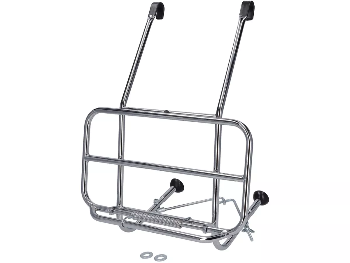 Porte-bagages avant SUPER ACCESSORI -by CUPPINI- Lambretta LI (série 1), LC, LD - chrome