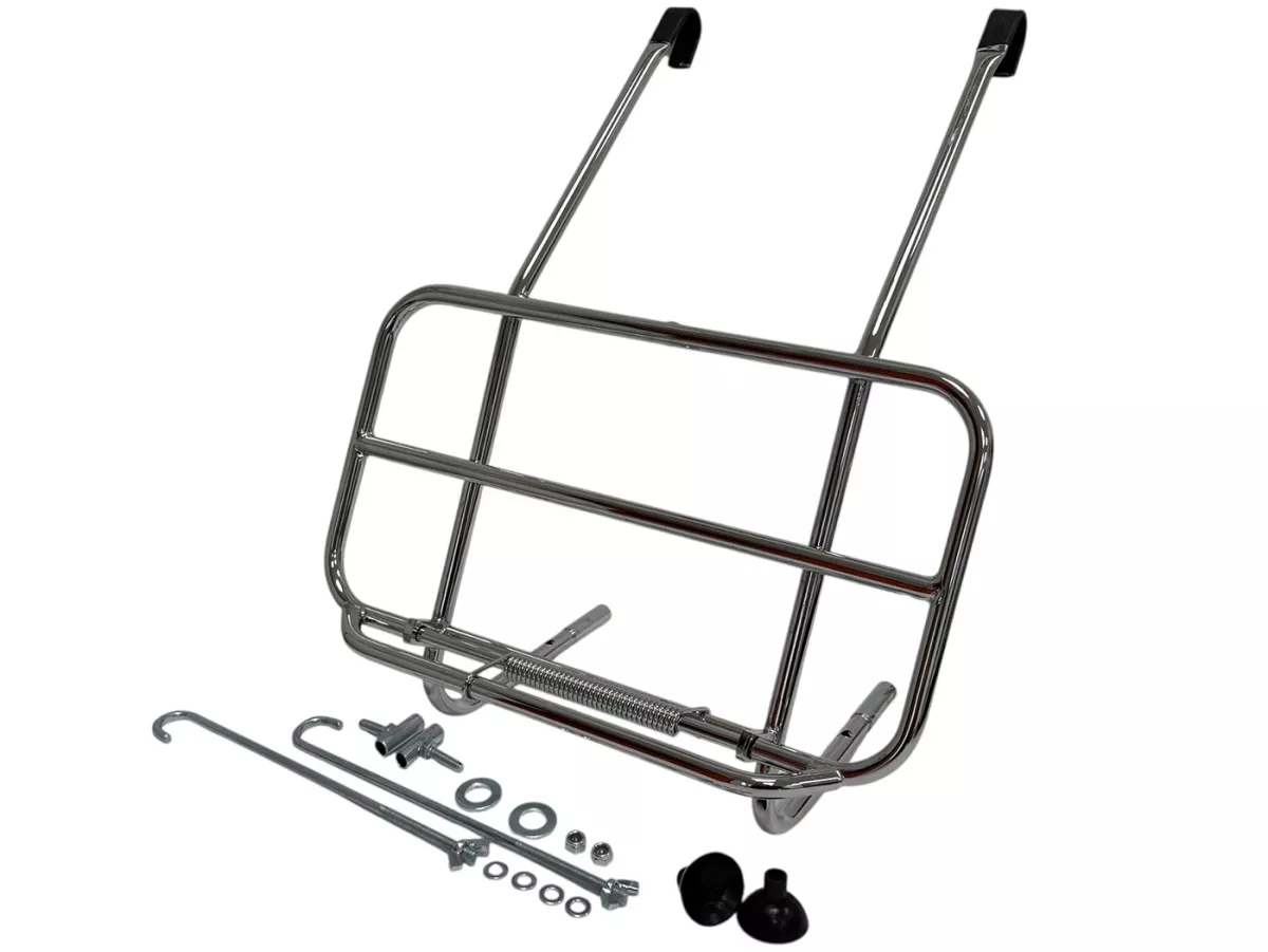 Porte-bagages avant SUPER ACCESSORI -by CUPPINI- Lambretta LI (série 1), LC, LD - chrome