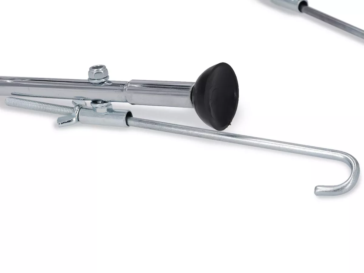 Bagagehylla fram SUPER ACCESSORI -by CUPPINI- Lambretta LI (Serie 2-3), LIS, SX, TV (Serie 2-3), DL, GP - Krom