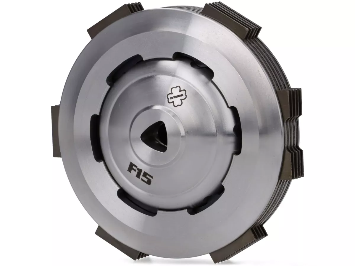 Frizione - CRIMAZ TOP CM5 - 5 dischi, doppia molla, mozzo poligonale/trilobato - Vespa V50, V90, PV125, ET3, PK, Ape 50