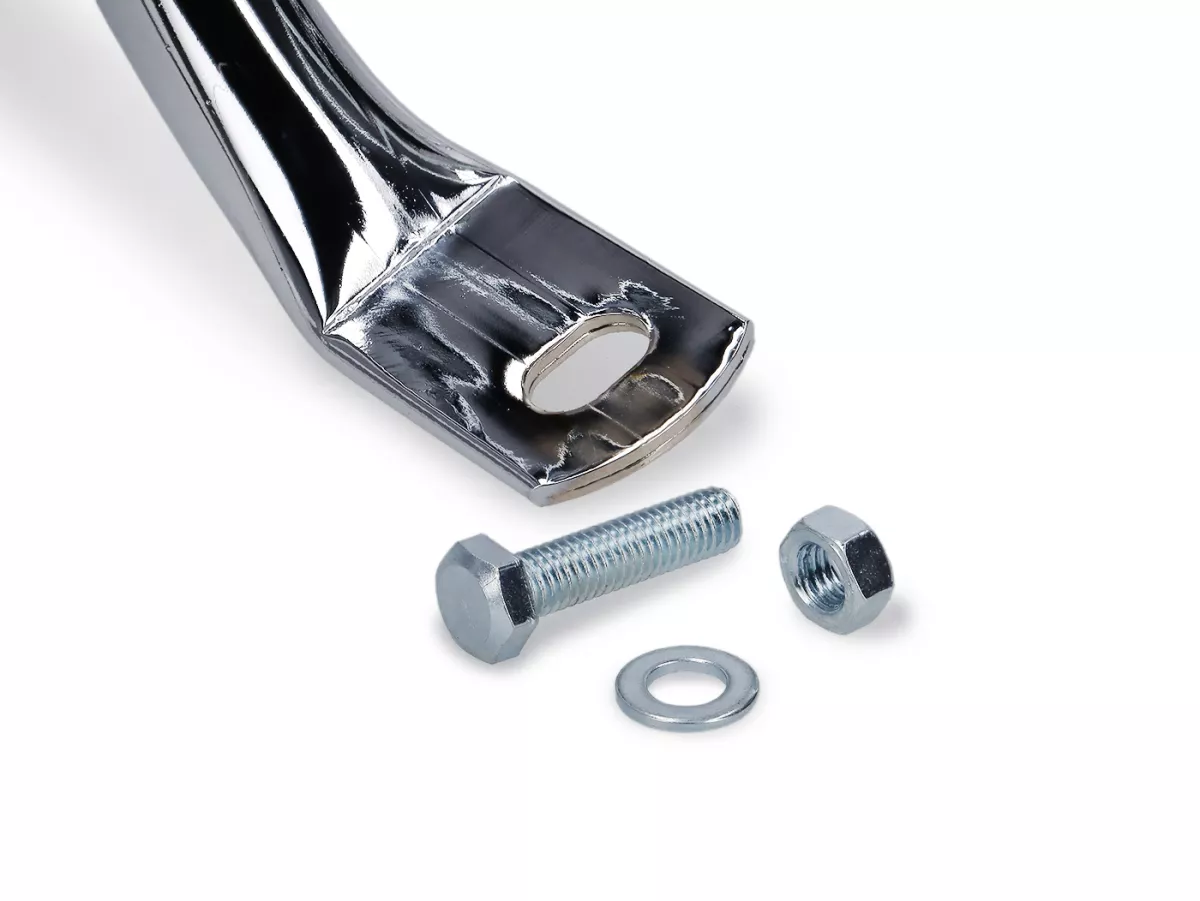 Porte-bagages arrière avec support de roue de secours -AMS CUPPINI- Lambretta - Lambretta LI (série 3), LIS, SX, TV (série 3), DL, GP - Chrome