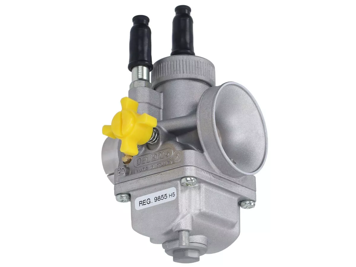 Karburator -DELLORTO 19mm PHDG- Pengganti rangka kecil Vespa untuk SHB19 - DEL9855