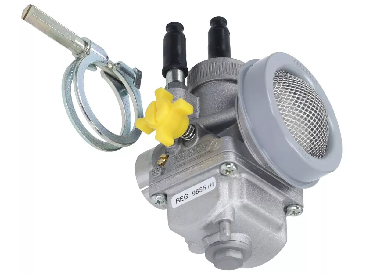 Karburator -DELLORTO 19mm PHDG- Pengganti rangka kecil Vespa untuk SHB19 - DEL9855