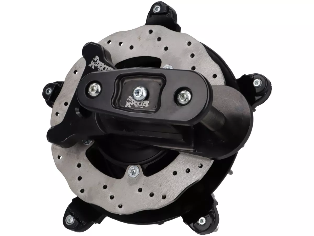 Schijfremset voor -DEXTER RACING Classic Black Edition- Vespa V50, 50 Special, 50SR, SS50, SS90, V90, PV125, ET3 - zwart