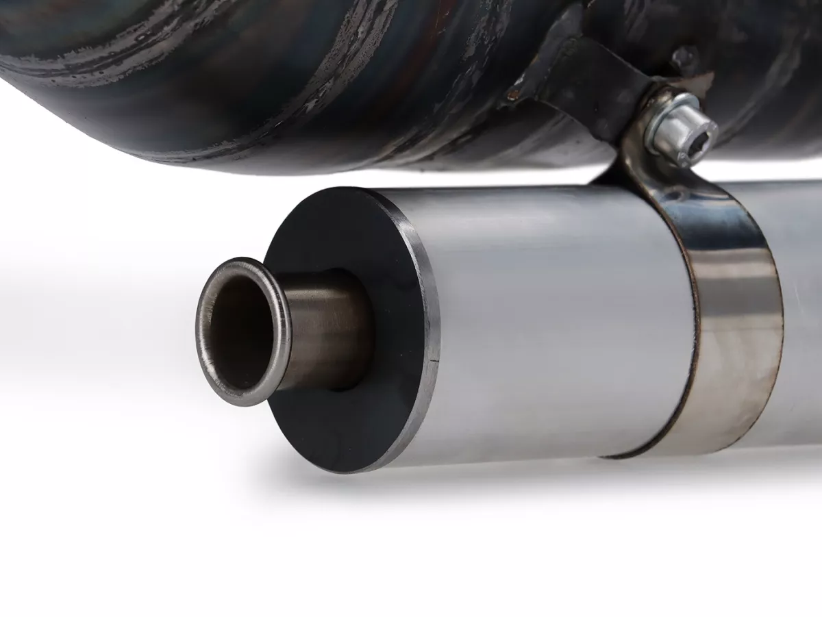 Echappement -DEXTER RACING Sport Production- Vespa Smallframe 100-144 cc - V50, 50 Special, ET3, PV125, PK 125 S/XL/XL2/ETS, Motovespa PK 75/PK 125, Primavera 125 T3