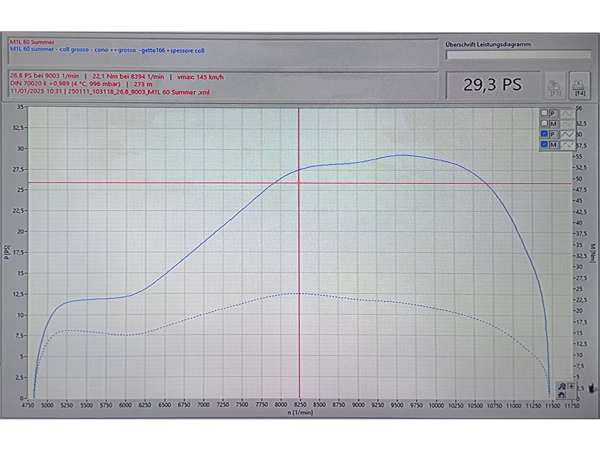 Echappement -DEXTER RACING Sport Production- Vespa Smallframe 100-144 cc - V50, 50 Special, ET3, PV125, PK 125 S/XL/XL2/ETS, Motovespa PK 75/PK 125, Primavera 125 T3
