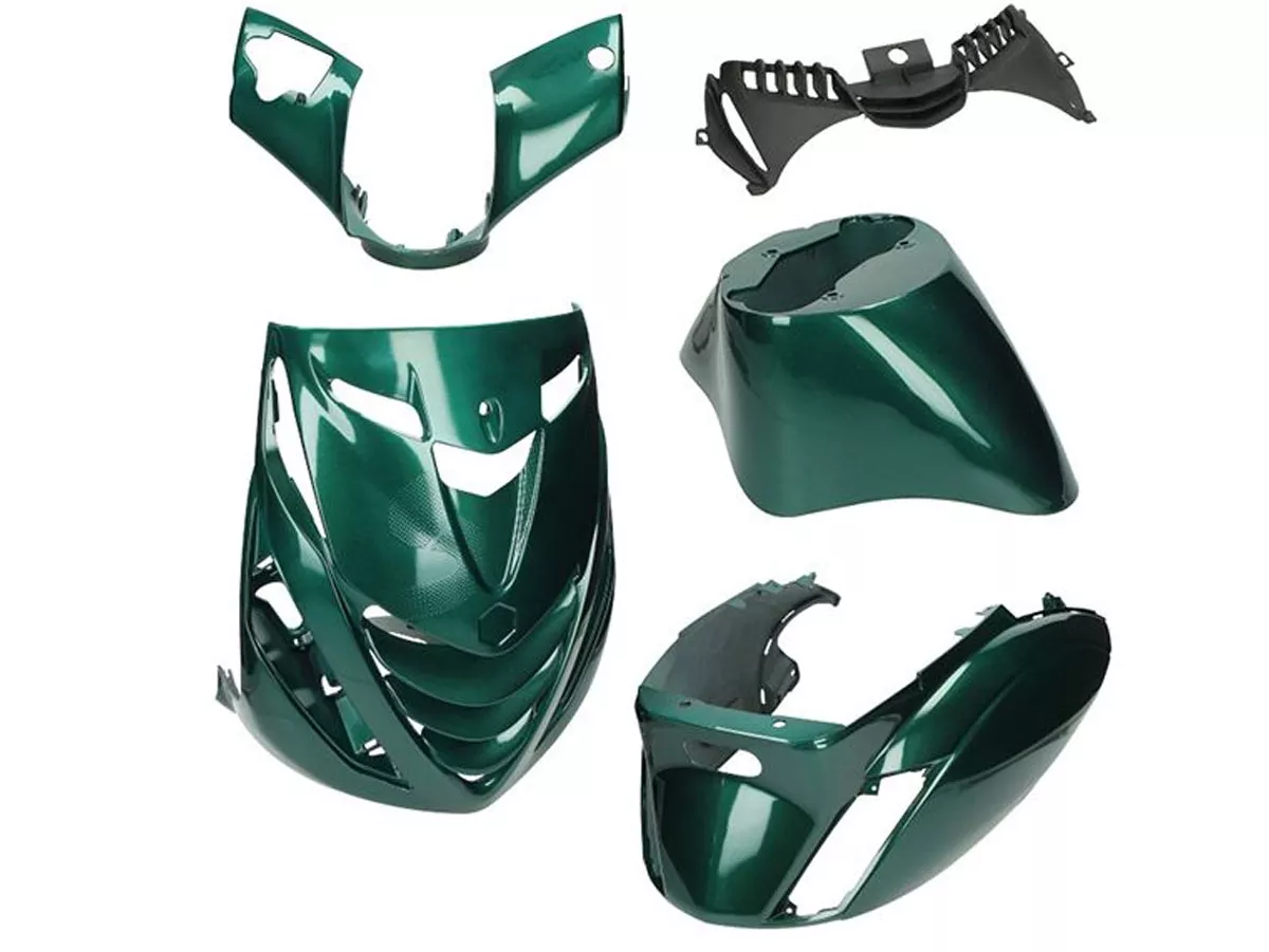 Juego carenado 5 piezas -DMP- SP Evo-1 - Piaggio Zip 2000, Zip II 50-125 - British Racing green