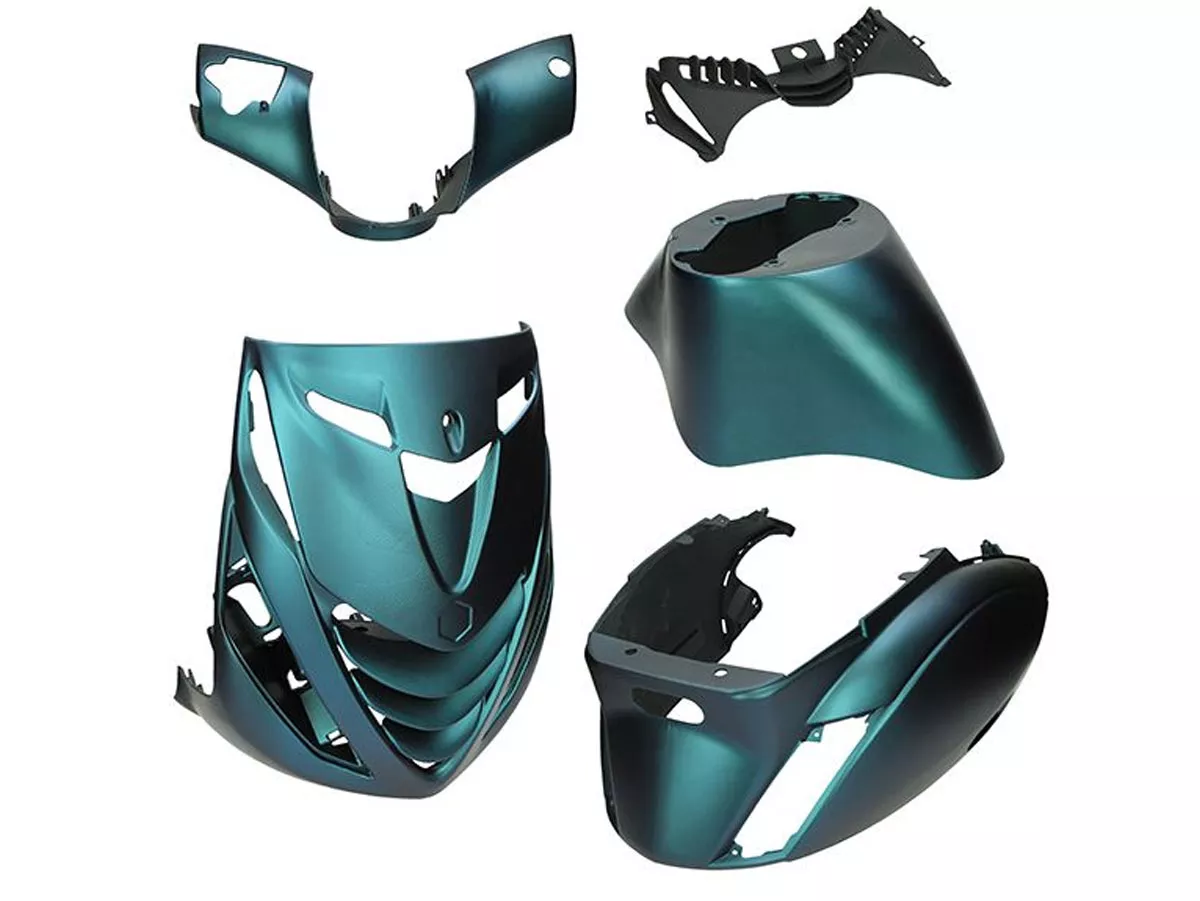 Kåpsats 5-delad -DMP- SP RS-1 Race - Piaggio Zip 2000, Zip II 50-125 - Chameleon matt