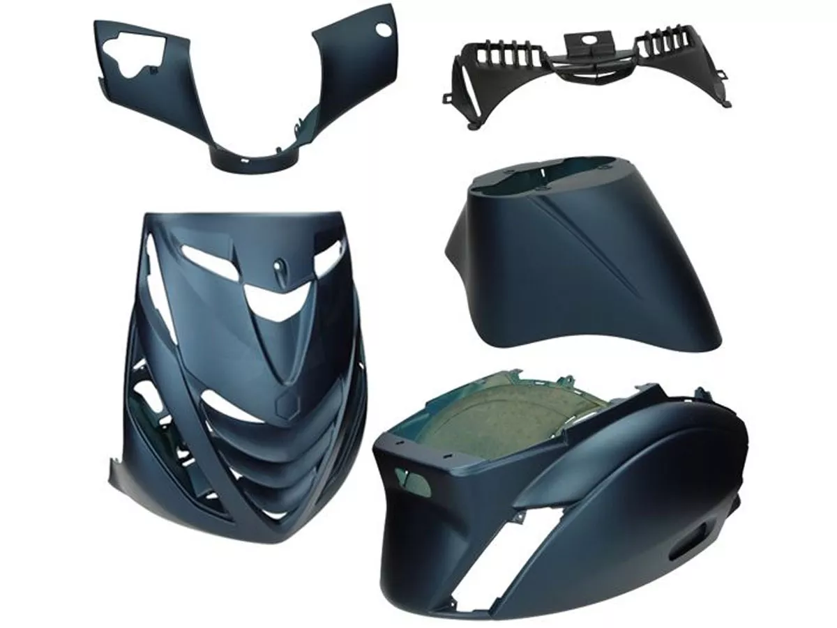 Juego carenado 5 piezas -DMP- SP Evo-1 - Piaggio Zip 2000, Zip II 50-125 - RB azul oscuro mate