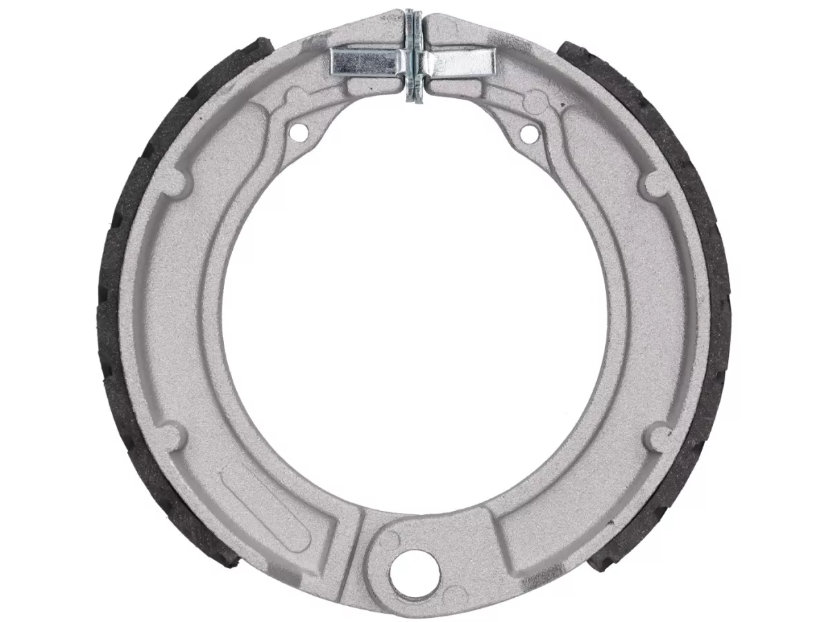 Brake shoes -NEWFREN Antiaqua Ø=127x23 mm- Vespa 8 rear, 1 mount, Vespa Wideframe V1T to V15T (h), V30T to V33T (h), VM (h), VN (h), VL (h), VB (h), VNA1T to VNA2T (h), VNB1T to VNB3T (h), VBA1T (h), VBB1T (h)