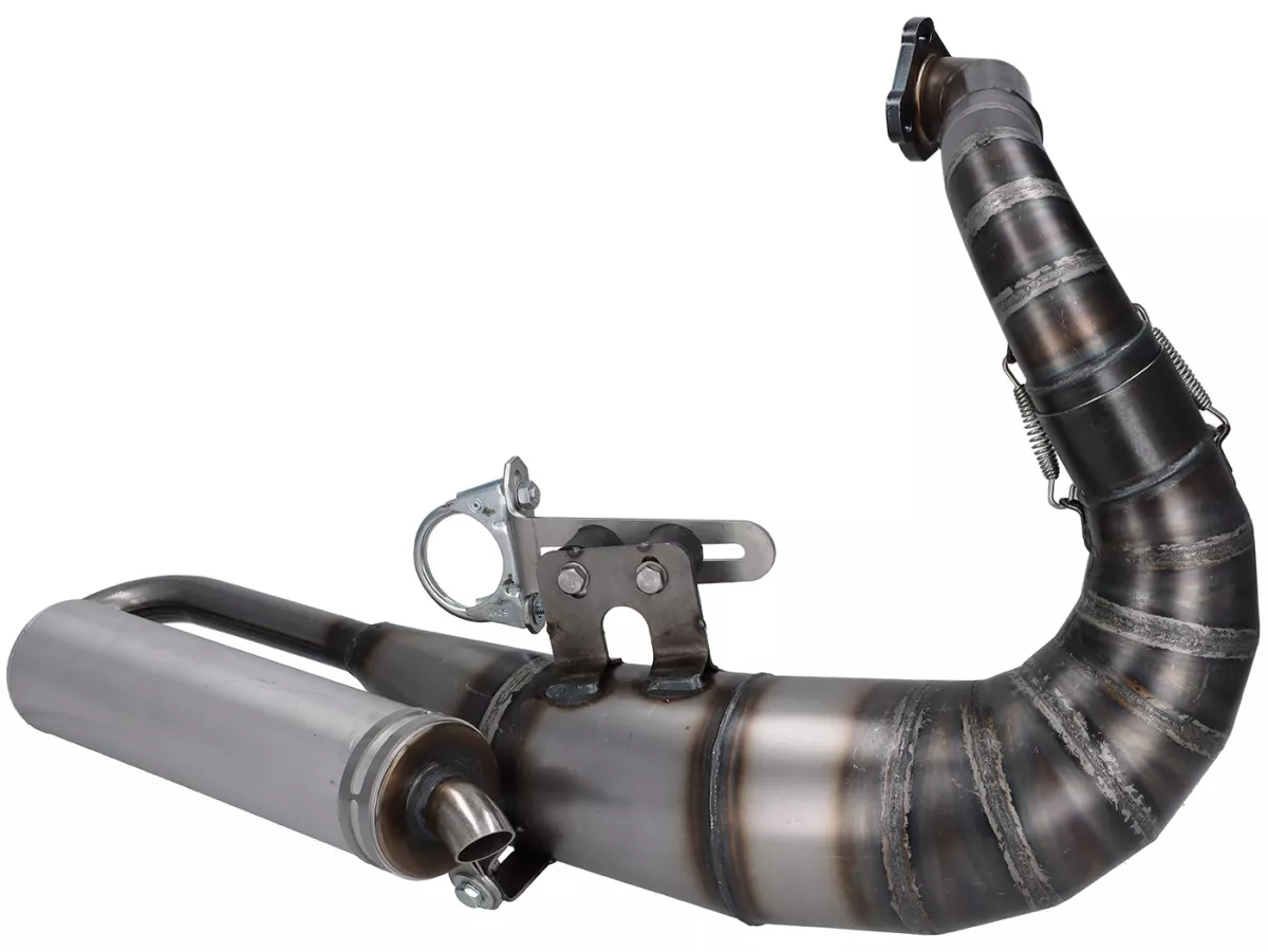 Knalpot -EGIG PERFORMANCE Whisper Goofi D&F- Egig 220, peredam suara yang dibaut - Vespa ET3, PV125 - Peredam kejut perlu diimbangi
