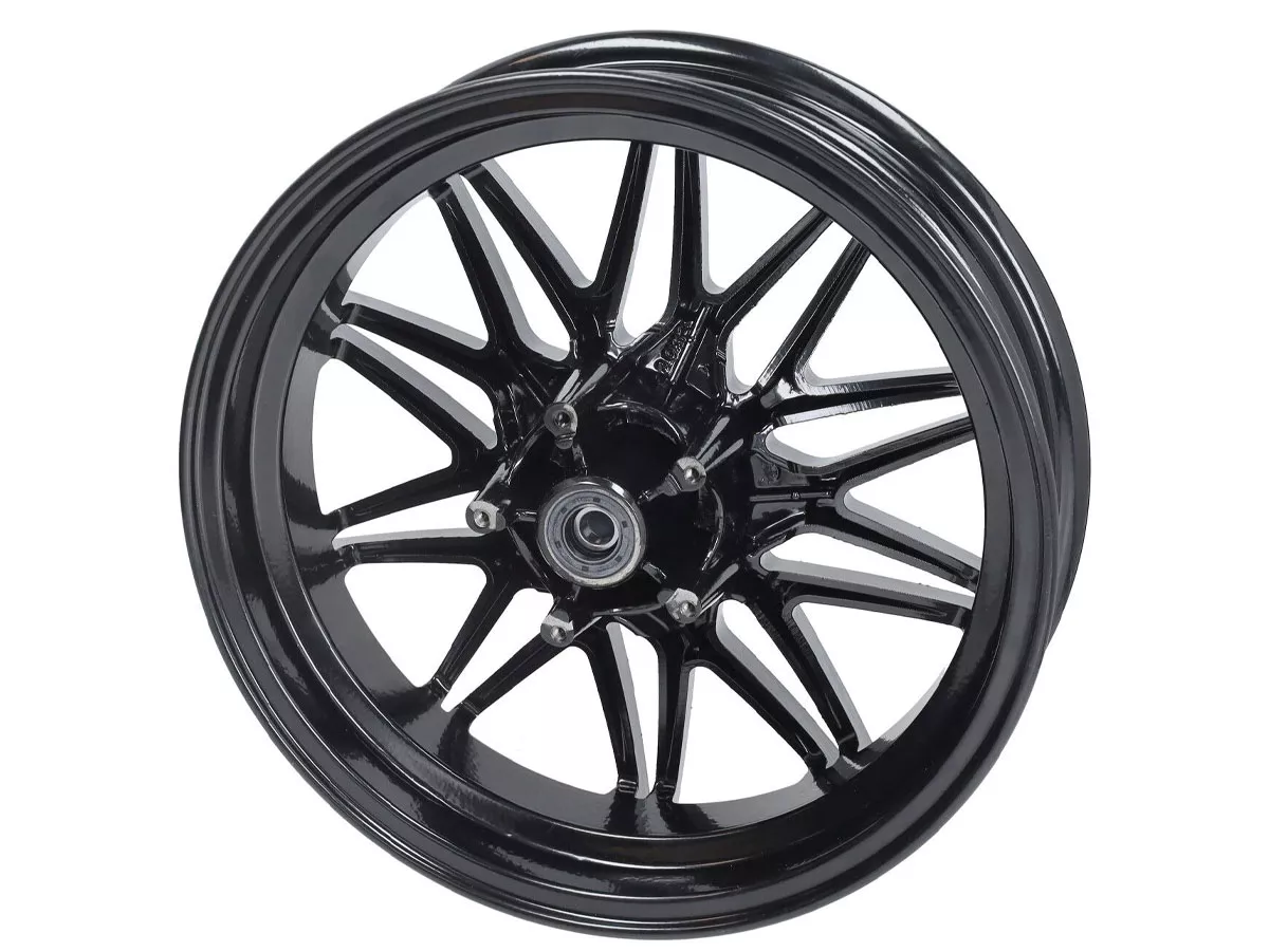 Hjulkonverteringssats -FAST ARROW PRO- Piaggio Zip 2000, Zip II 50-125 - svart glansig