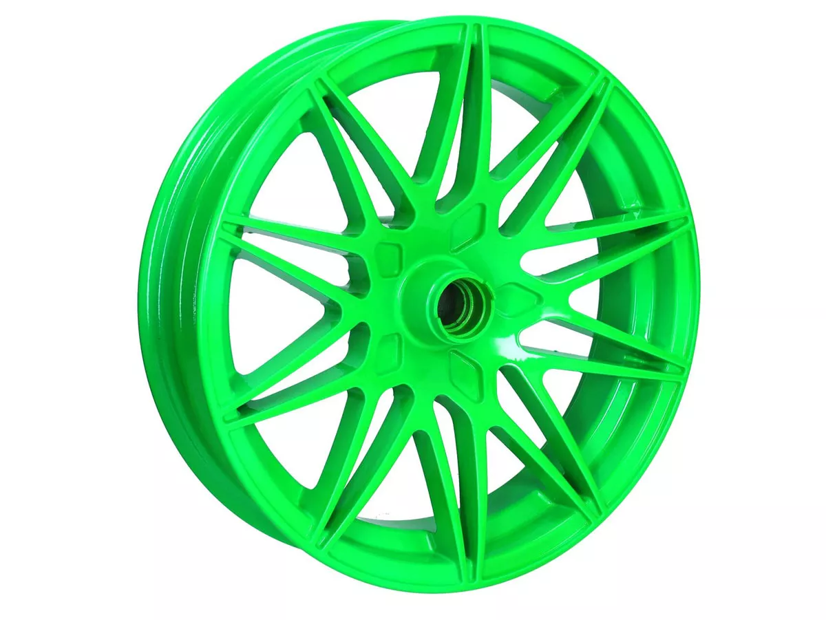 Fälgkonverteringssats -FAST ARROW PRO- Piaggio Zip 2000, Zip II 50-125 - neongrön