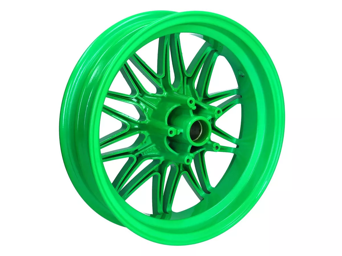 Fälgkonverteringssats -FAST ARROW PRO- Piaggio Zip 2000, Zip II 50-125 - neongrön