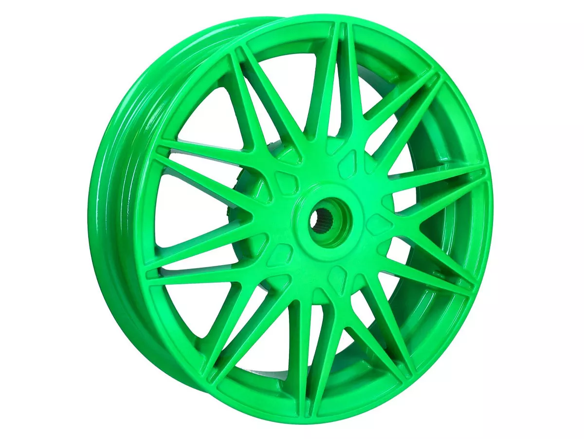 Fälgkonverteringssats -FAST ARROW PRO- Piaggio Zip 2000, Zip II 50-125 - neongrön