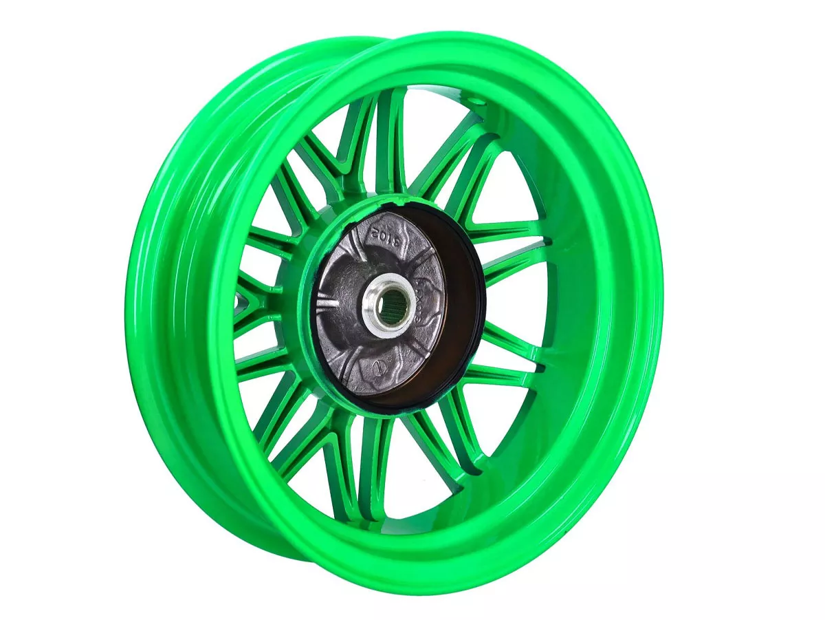 Fälgkonverteringssats -FAST ARROW PRO- Piaggio Zip 2000, Zip II 50-125 - neongrön