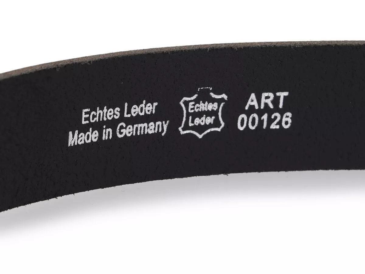 Riem -MALOSSI- Lion Belt - zwart