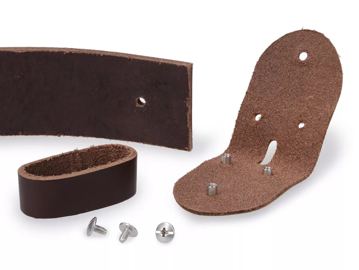 Riem -MALOSSI- Lion Belt - zwart