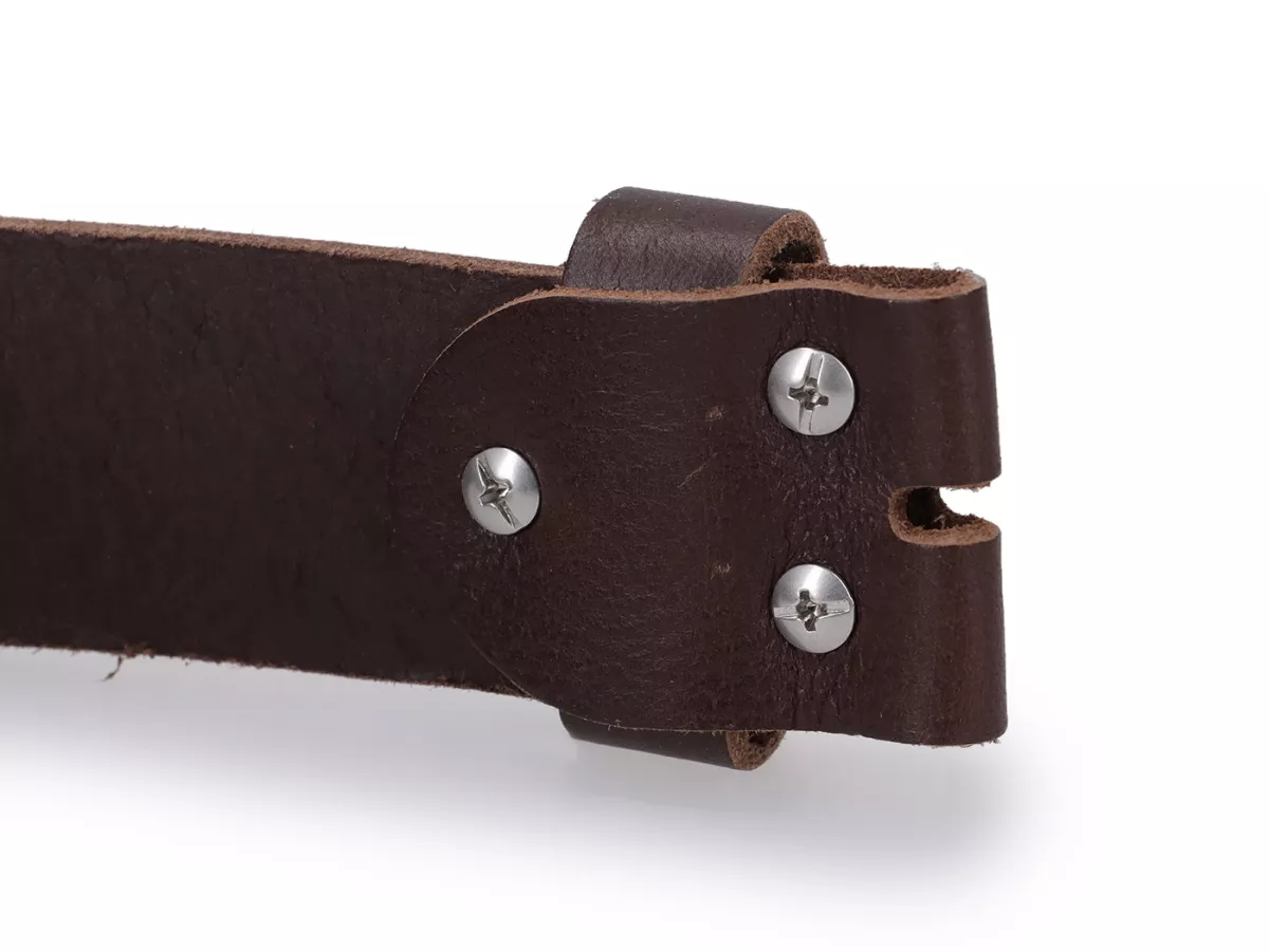 Riem -MALOSSI- Lion Belt - zwart